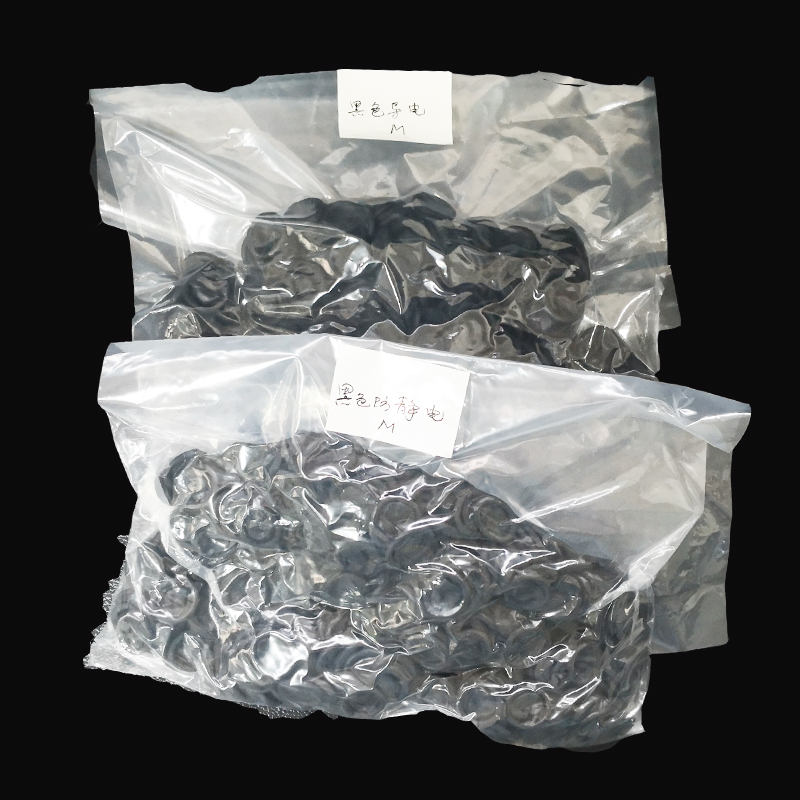 黑色無(wú)指印指套